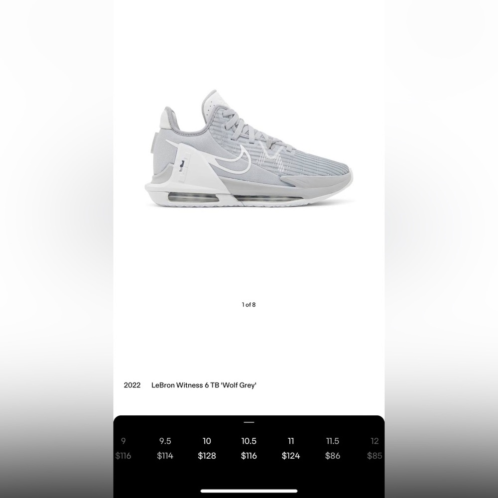 Nike LeBron Witness 6 TB wolf grey